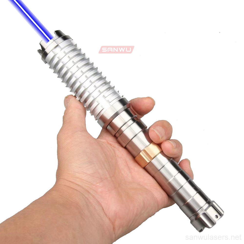 Sanwu Lasers Striker Saber 525nm Green Laser Pointer 1.2W, 1.6W, 2W & Double Magnetic Switches