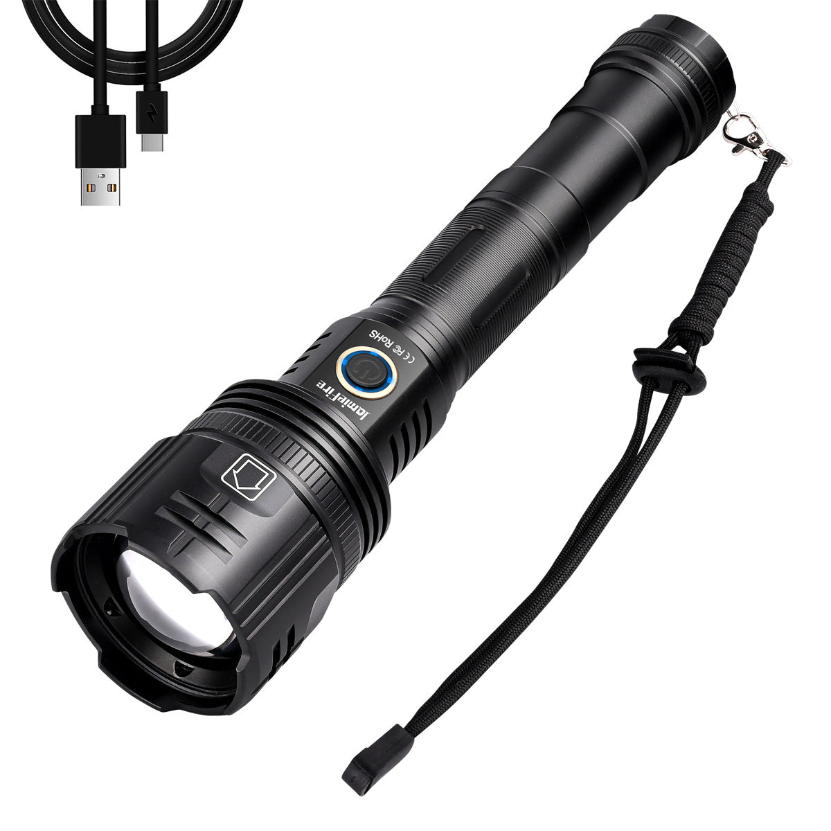 ''Shadowlasers "JF021 Zoom White Laser Flashlight 30W Range 1,000 Meters