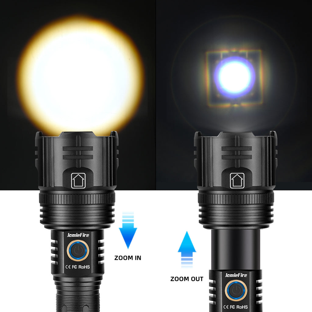 ''Shadowlasers "JF021 Zoom White Laser Flashlight 30W Range 1,000 Meters