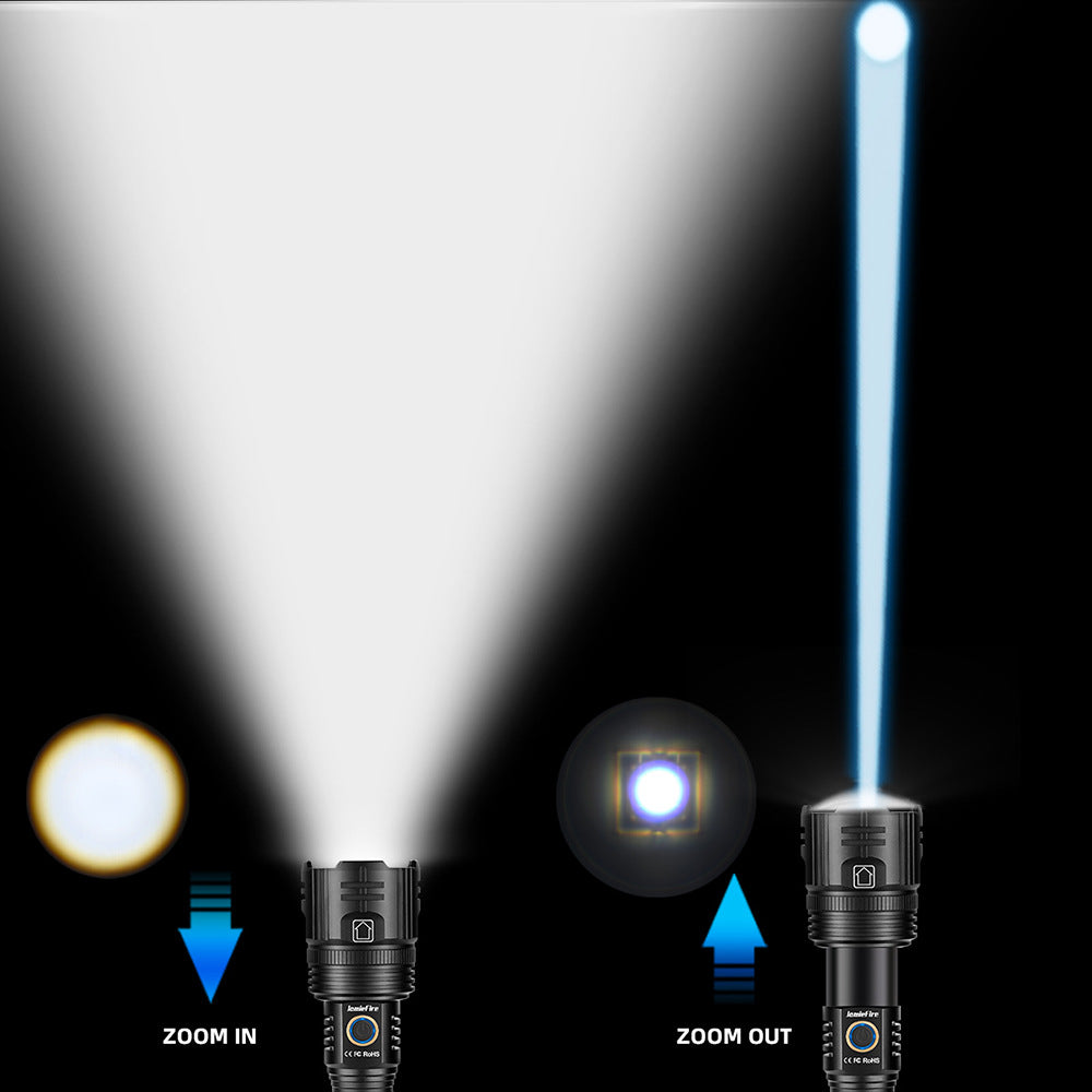 ''Shadowlasers "JF021 Zoom White Laser Flashlight 30W Range 1,000 Meters