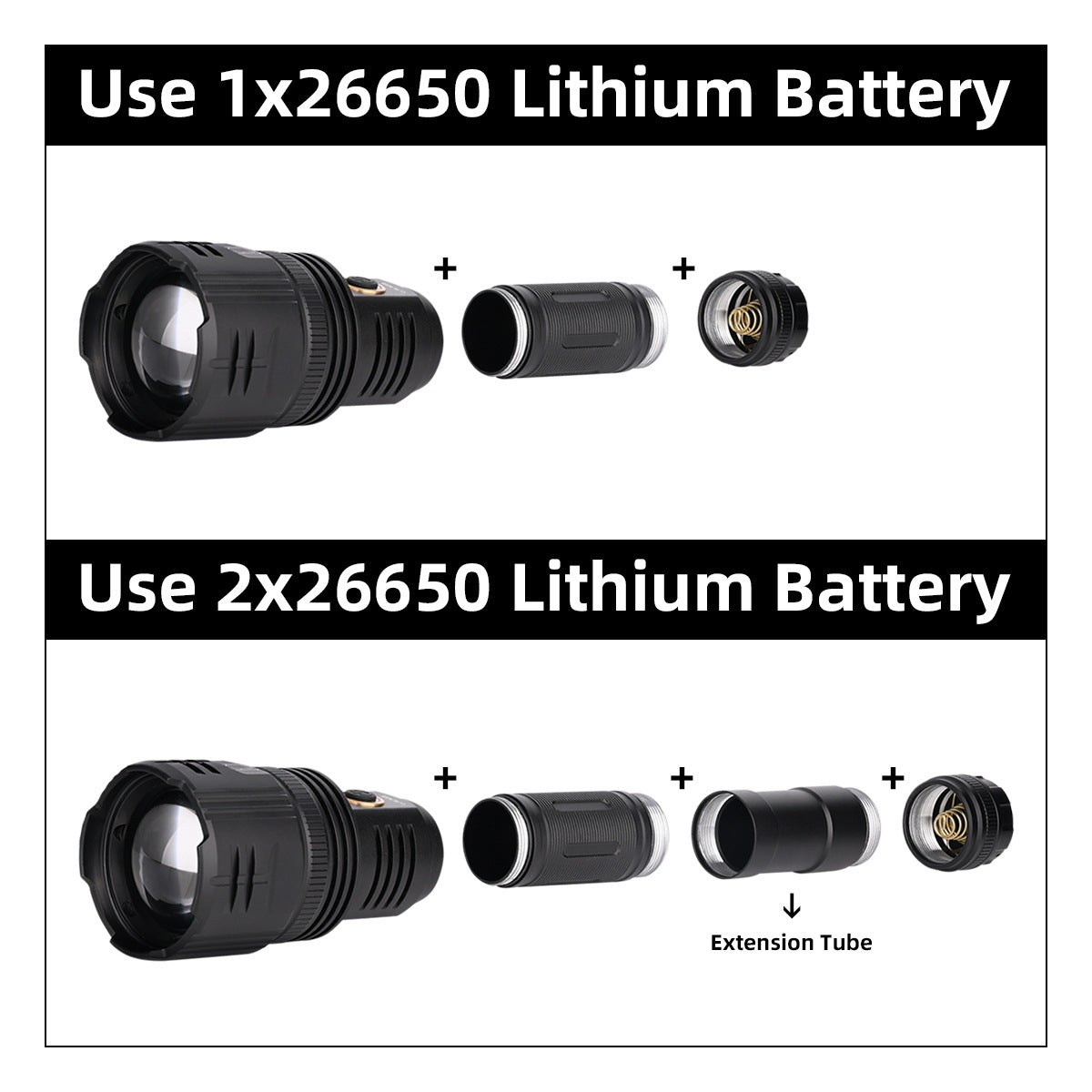 ''Shadowlasers "JF021 Zoom White Laser Flashlight 30W Range 1,000 Meters