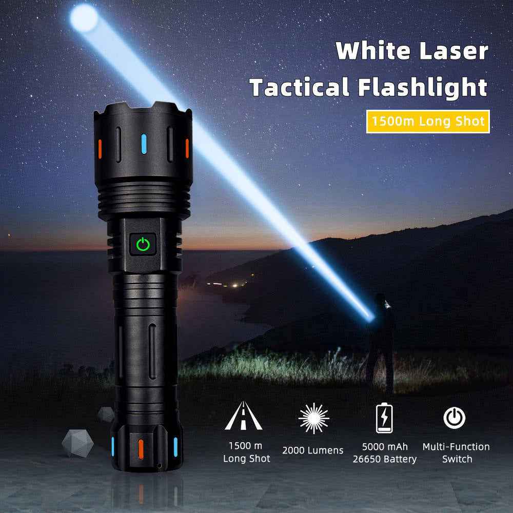 ''Shadowlasers "JF023 Zoom White Laser Flashlight 30W Range 1,000 Meters