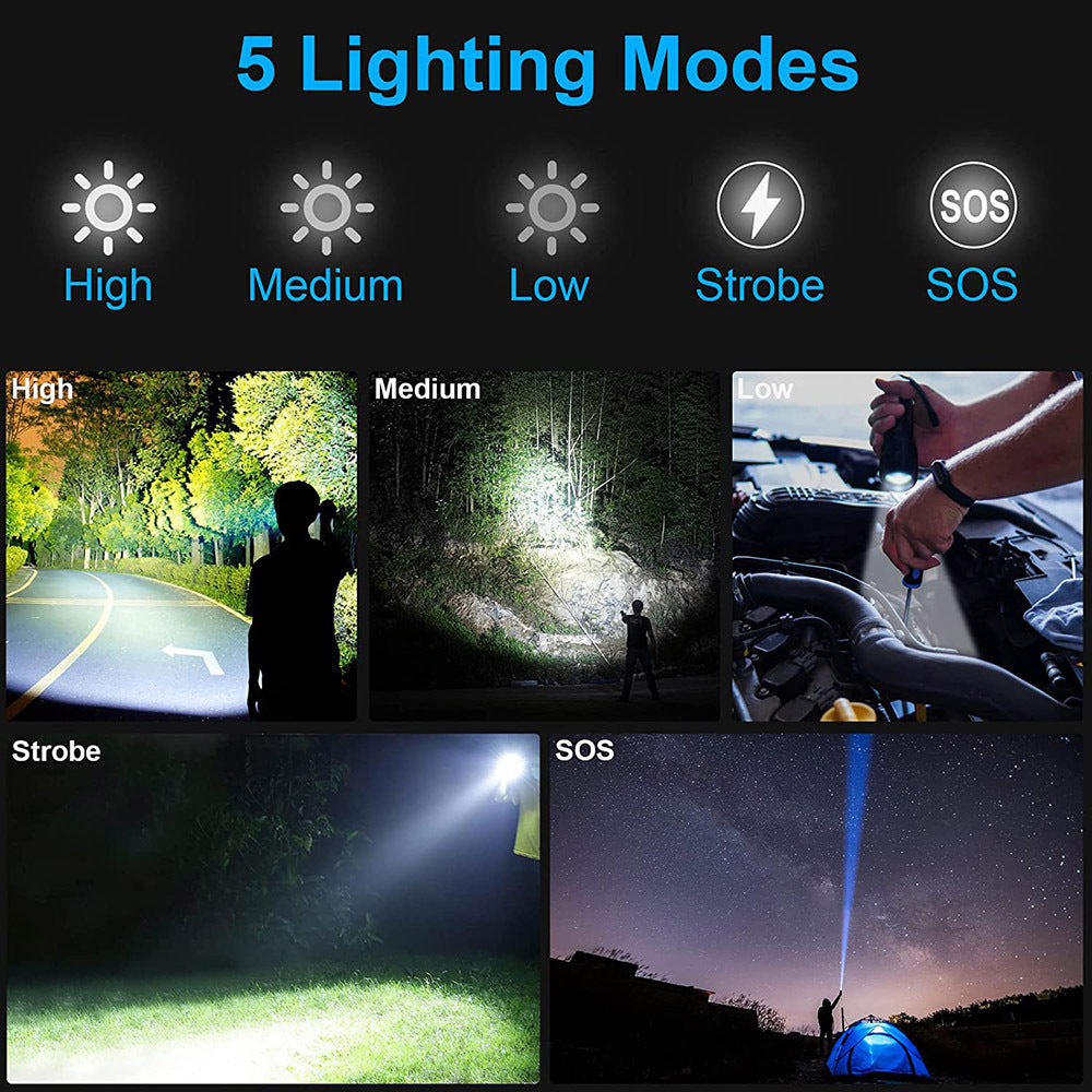 ''Shadowlasers "JF023 Zoom White Laser Flashlight 30W Range 1,000 Meters