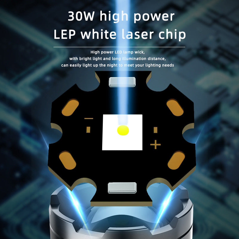 ''Shadowlasers "JF023 Zoom White Laser Flashlight 30W Range 1,000 Meters