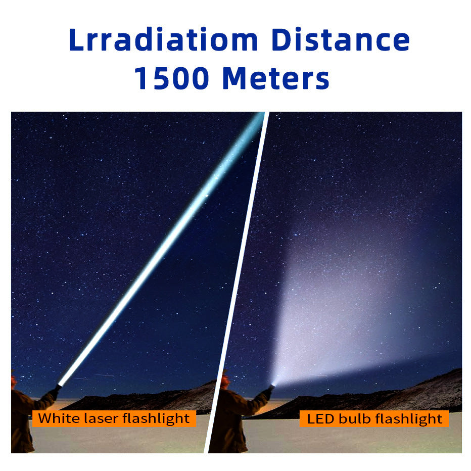 ''Shadowlasers "JF023 Zoom White Laser Flashlight 30W Range 1,000 Meters