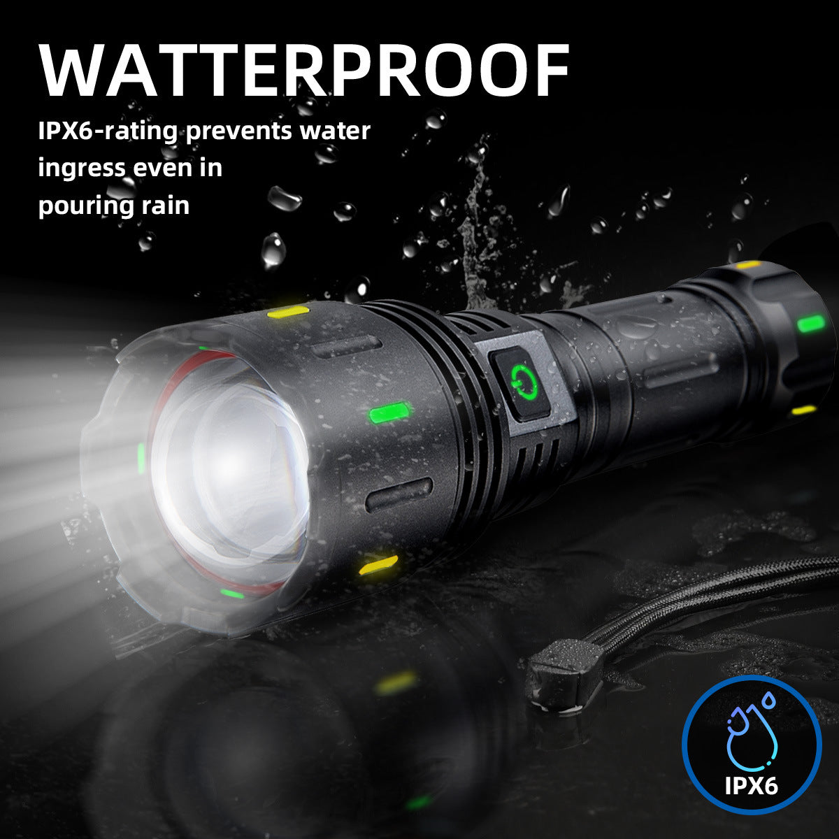 ''Shadowlasers "JF023 Zoom White Laser Flashlight 30W Range 1,000 Meters