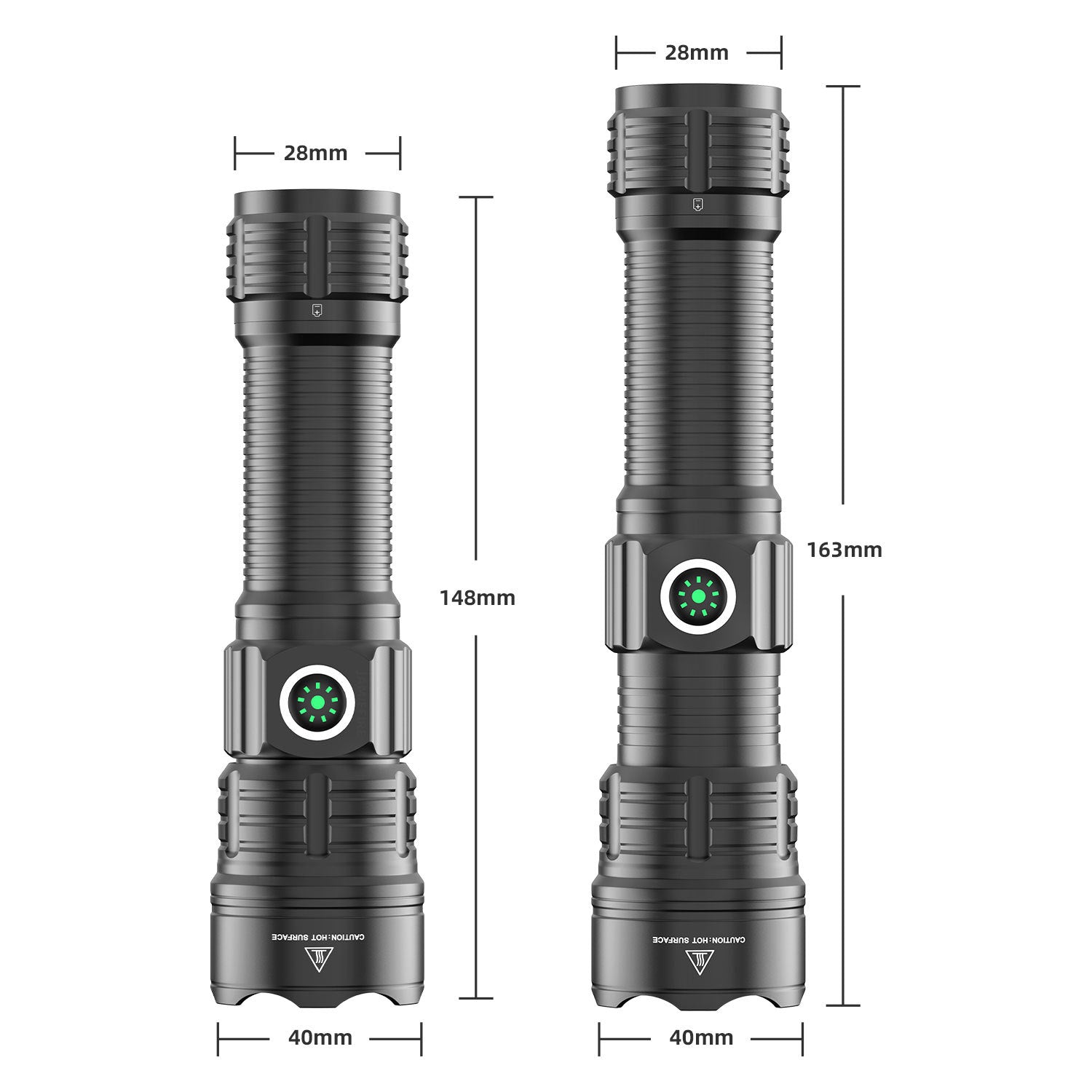''Shadowlasers "JF030 Zoom White Laser Tactical Flashlight Pressure Switch Rail Bracket