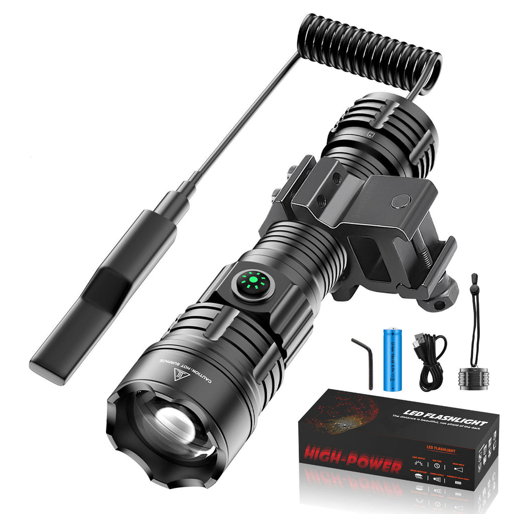 ''Shadowlasers "JF030 Zoom White Laser Tactical Flashlight Pressure Switch Rail Bracket