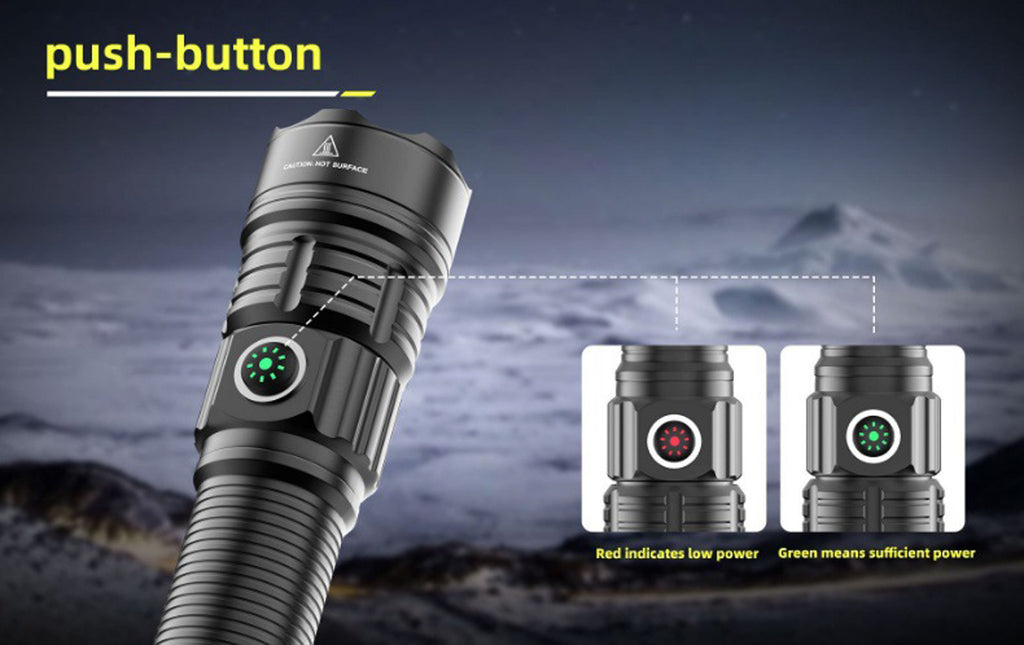 ''Shadowlasers "JF030 Zoom White Laser Tactical Flashlight Pressure Switch Rail Bracket