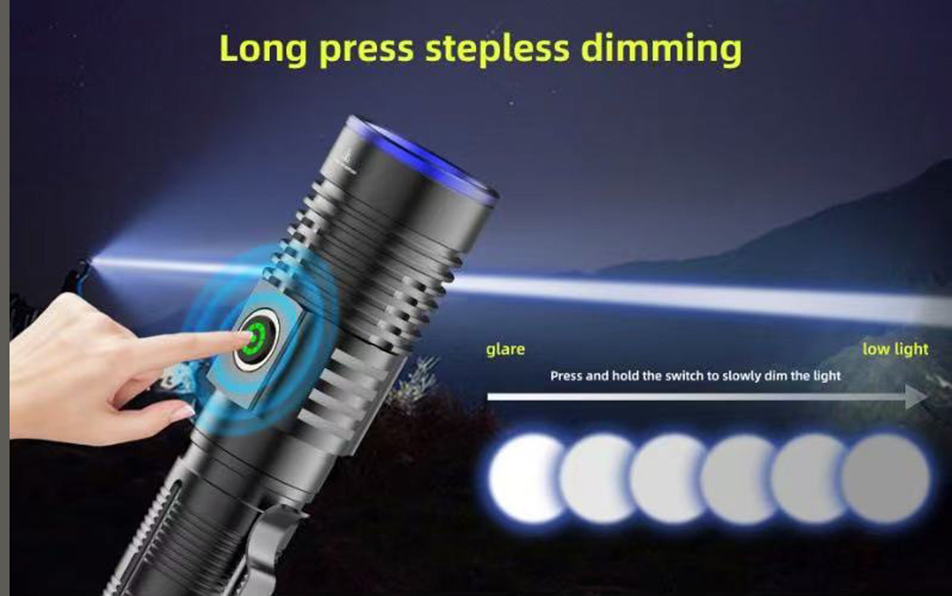 ''Shadowlasers "JF1127 White Laser Flashlight 30W Range