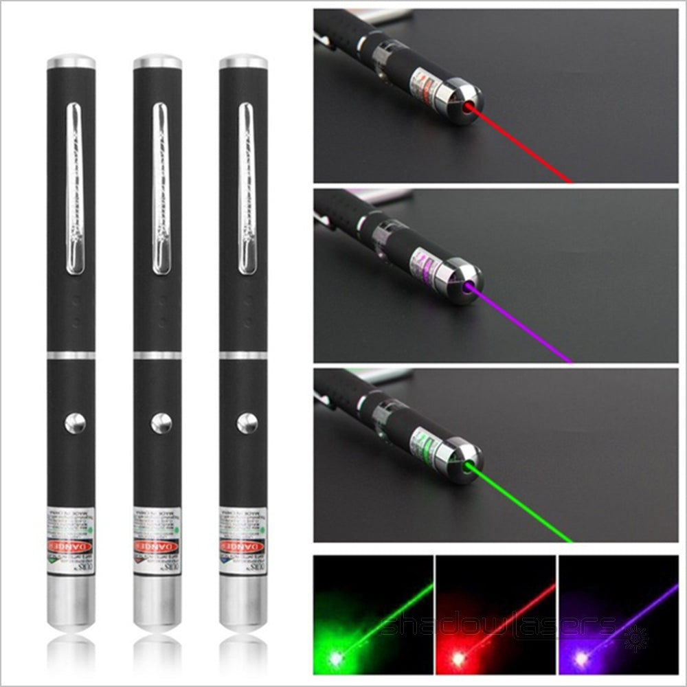 ''Shadowlasers "P1 Wholesale Green/Red/Purple Laser Pointer 5mw