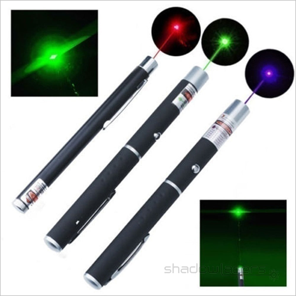 ''Shadowlasers "P1 Wholesale Green/Red/Purple Laser Pointer 5mw