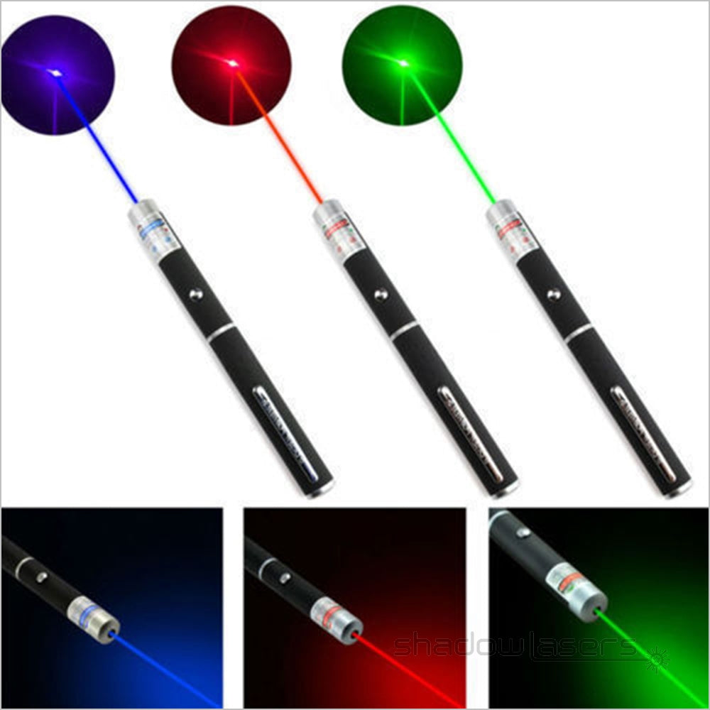 ''Shadowlasers "P1 Wholesale Green/Red/Purple Laser Pointer 5mw