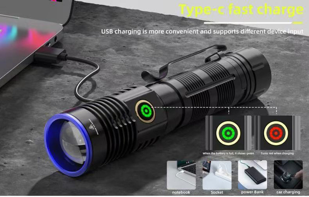 ''Shadowlasers "JF1127 White Laser Flashlight 30W Range