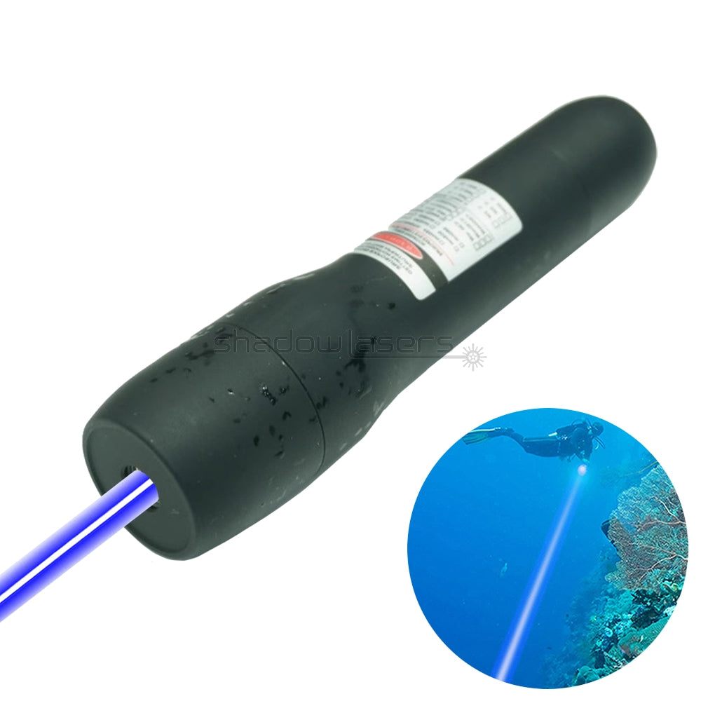 ''Shadowlasers "D6 Green/Blue/Red/Purple/Cyan Laser Pointer Waterproof