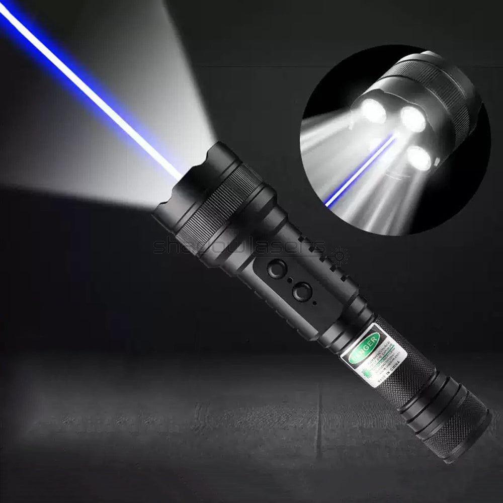 ''Shadowlasers "H4 Blue/Green Laser Pointer Flashlight