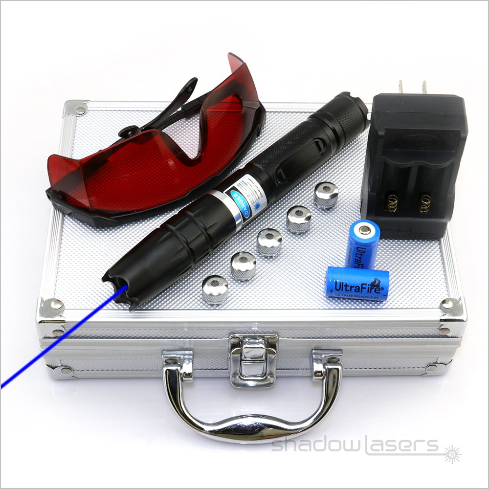 ''Shadowlasers "BQ2 450nm Blue Laser Pointer Burning 1200MW