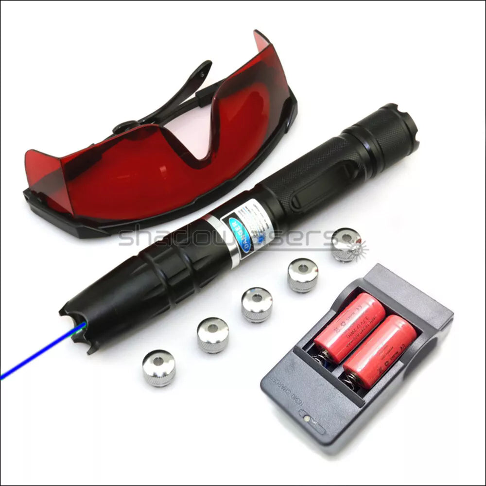 ''Shadowlasers "BQ2 450nm Blue Laser Pointer Burning 1200MW