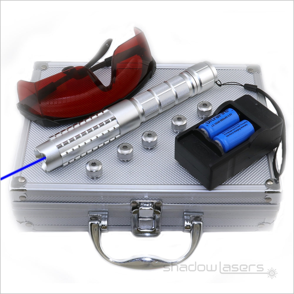 ''Shadowlasers "Q9 450nm/520nm Blue/Green Laser Pointer Burning