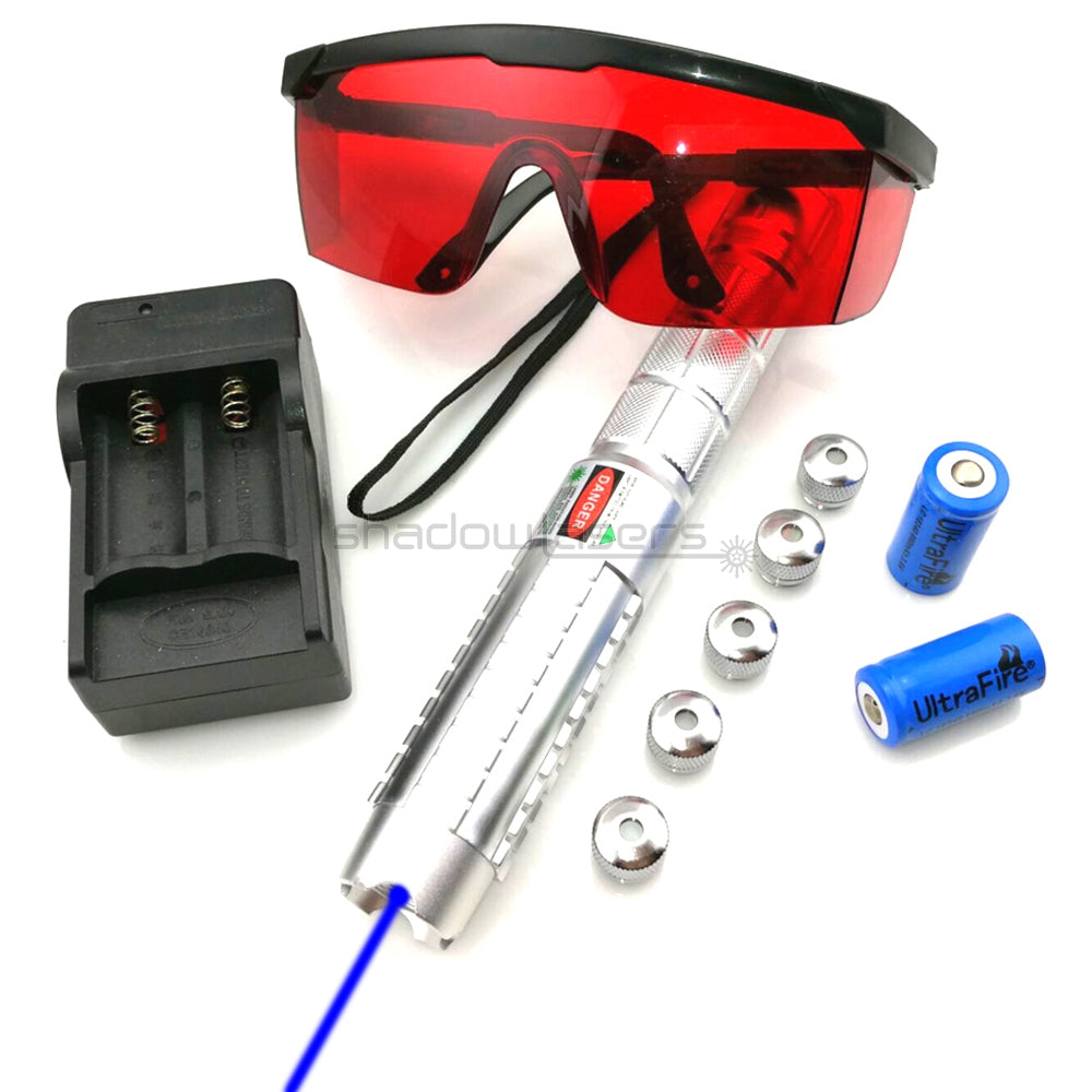 ''Shadowlasers "Q9 450nm/520nm Blue/Green Laser Pointer Burning