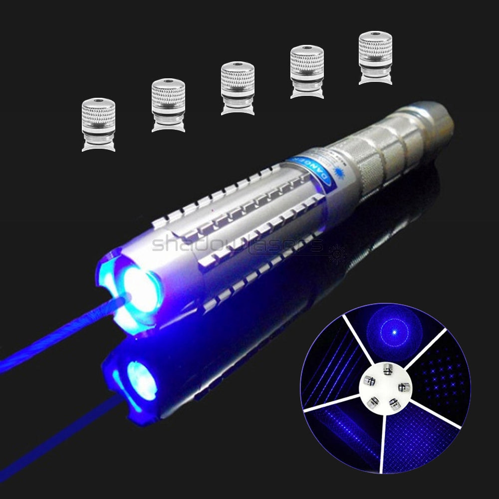 ''Shadowlasers "Q9 450nm/520nm Blue/Green Laser Pointer Burning