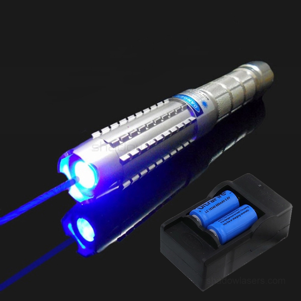 ''Shadowlasers "Q9 450nm/520nm Blue/Green Laser Pointer Burning
