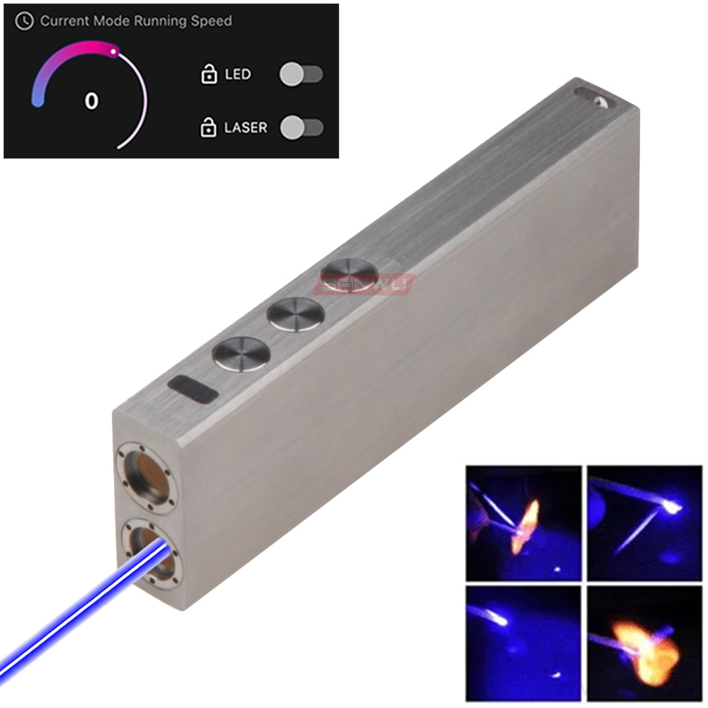 Sanwu Lasers Omen 445nm Blue Laser Pointer 1000mW & APP Bluetooth Function