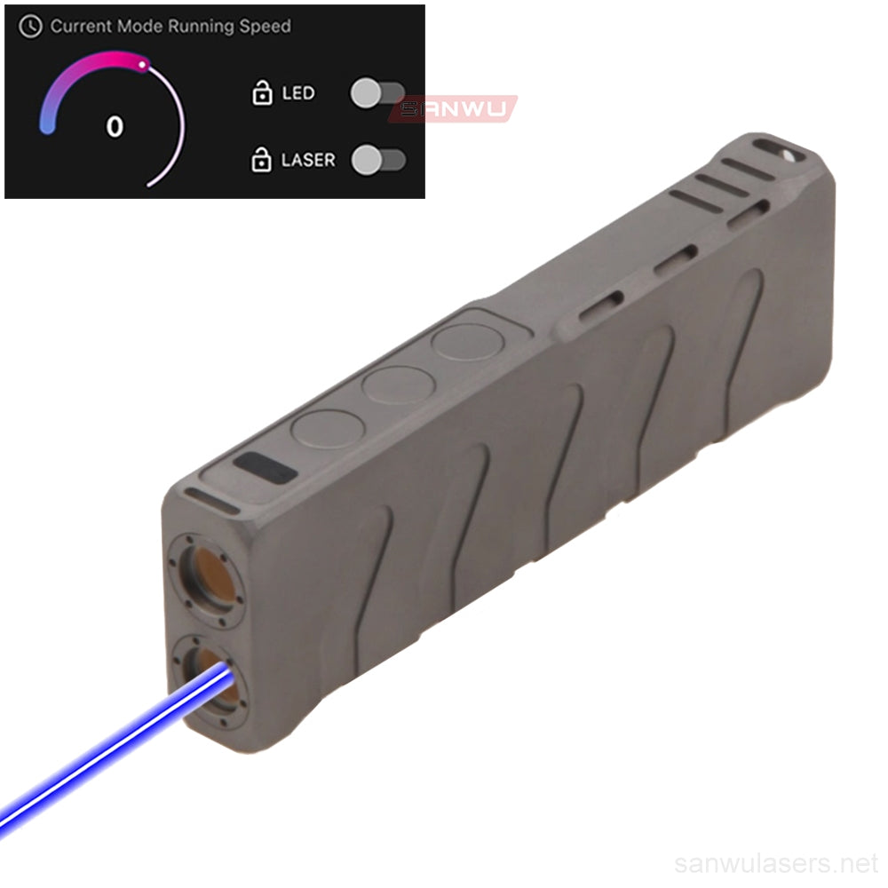 Sanwu Lasers Omen 445nm Blue Laser Pointer 1000mW & APP Bluetooth Function