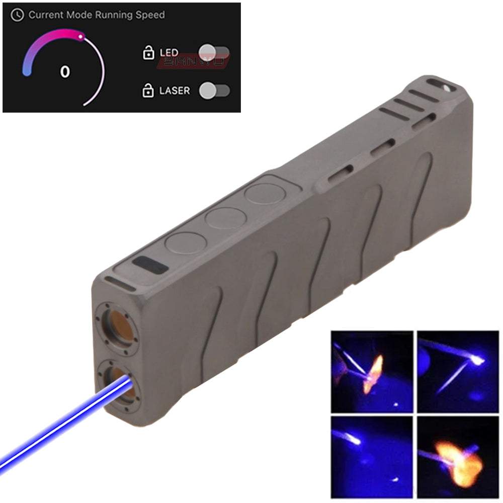 Sanwu Lasers Omen 445nm Blue Laser Pointer 1000mW & APP Bluetooth Function