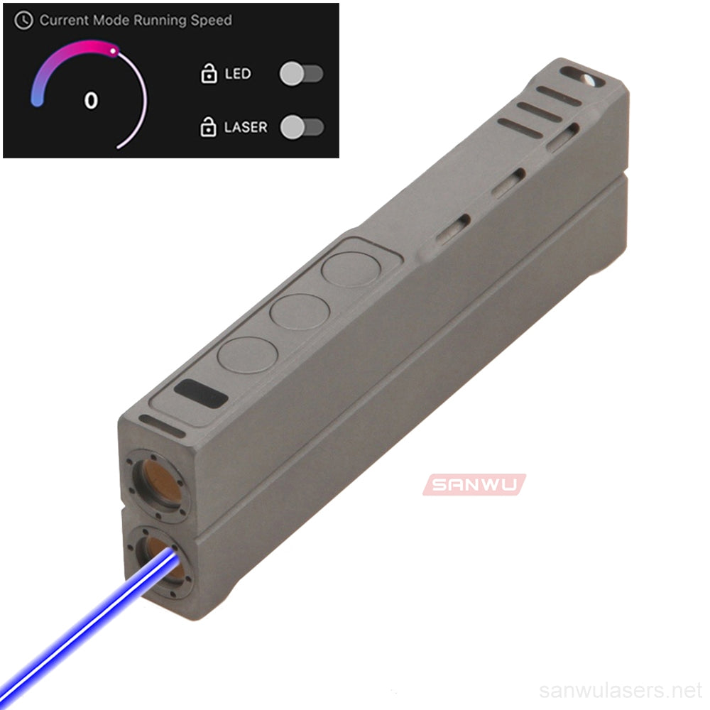 Sanwu Lasers Omen 445nm Blue Laser Pointer 1000mW & APP Bluetooth Function