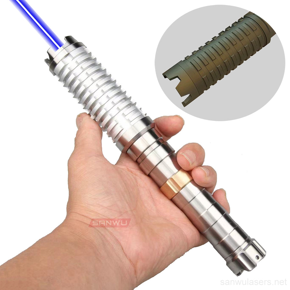 Sanwu Lasers Striker Saber 525nm Green Laser Pointer 1.2W, 1.6W, 2W & Double Magnetic Switches