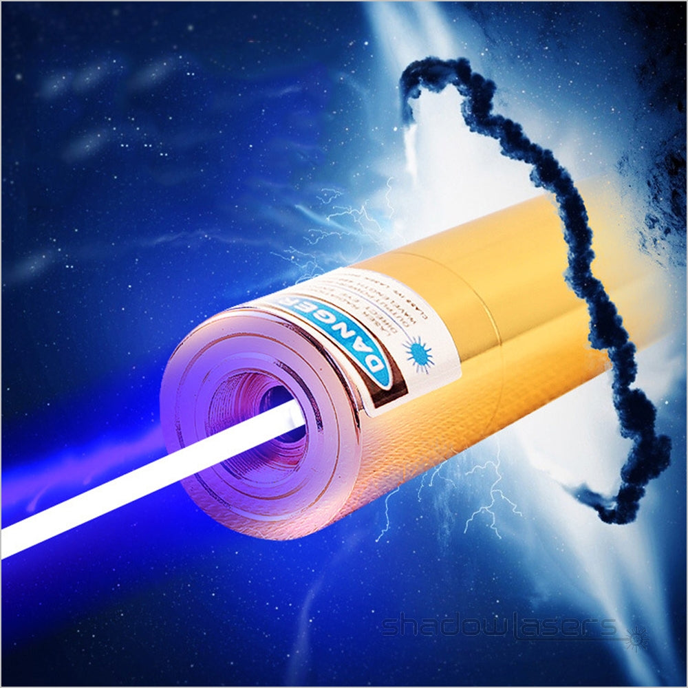 ''Shadowlasers "BX5 450nm Blue Laser Pointer Burning