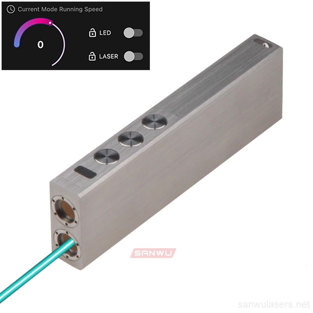 Sanwu Lasers Omen 488nm Cyan Laser Pointer 200mW & APP Bluetooth Function