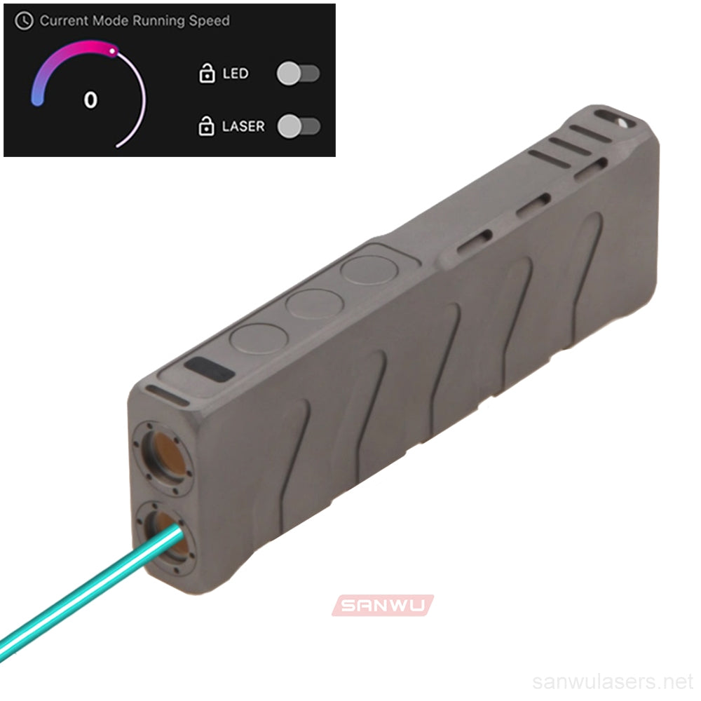 Sanwu Lasers Omen 488nm Cyan Laser Pointer 200mW & APP Bluetooth Function