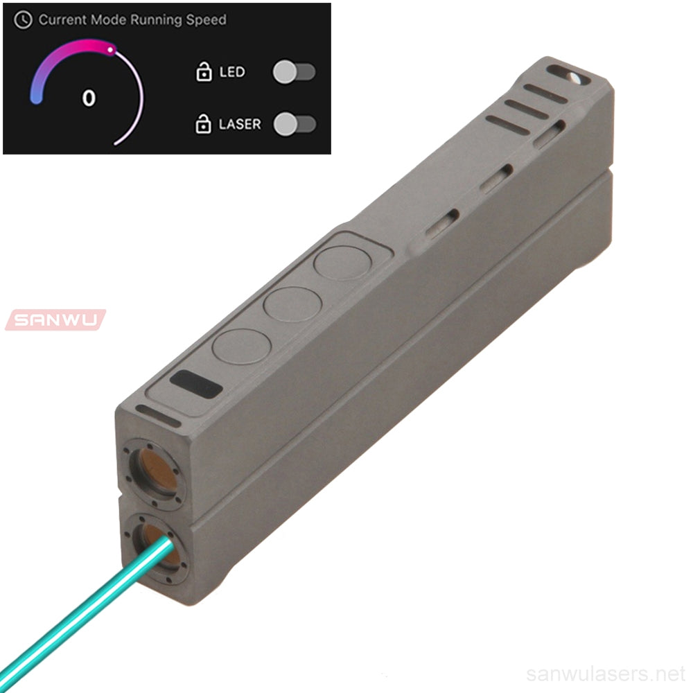 Sanwu Lasers Omen 488nm Cyan Laser Pointer 200mW & APP Bluetooth Function