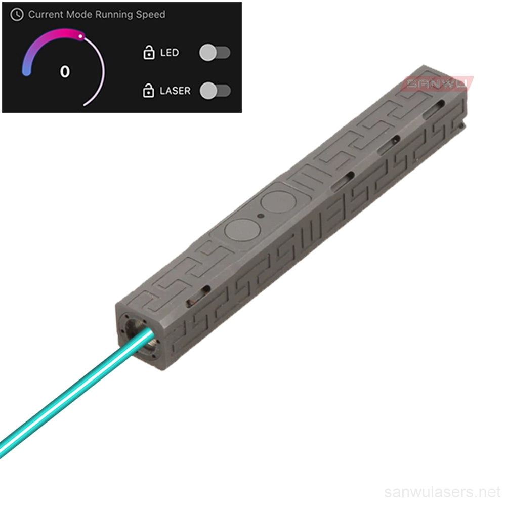 Sanwu Lasers Mini Pocket Pro 488nm Cyan Laser Pointer 200mW & APP Bluetooth Function