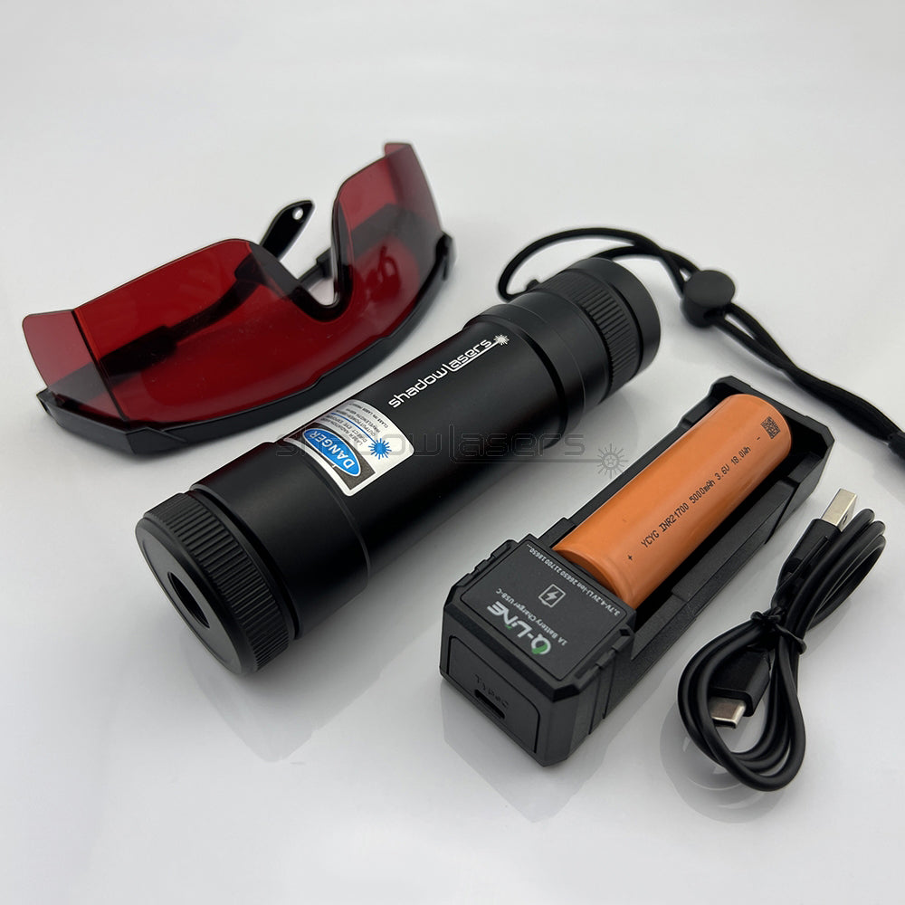 ''Shadowlasers "D9 Green/Blue/Red/Purple Laser Pointer Waterproof