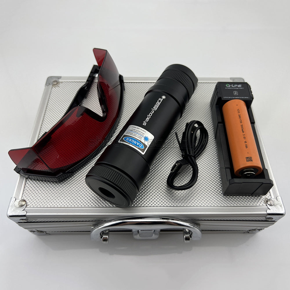 ''Shadowlasers "D9 Green/Blue/Red/Purple Laser Pointer Waterproof