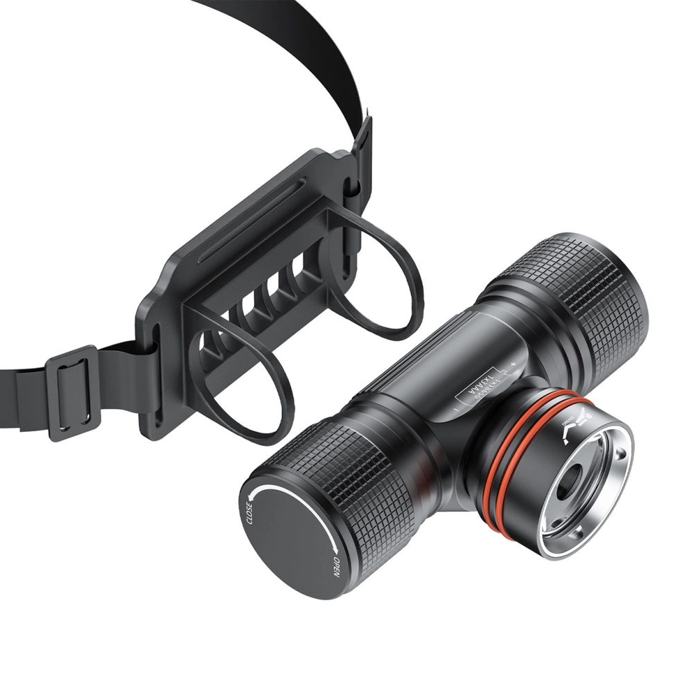 ''Shadowlasers "DV08 30W White Laser Diving Headlight 4 Light Modes