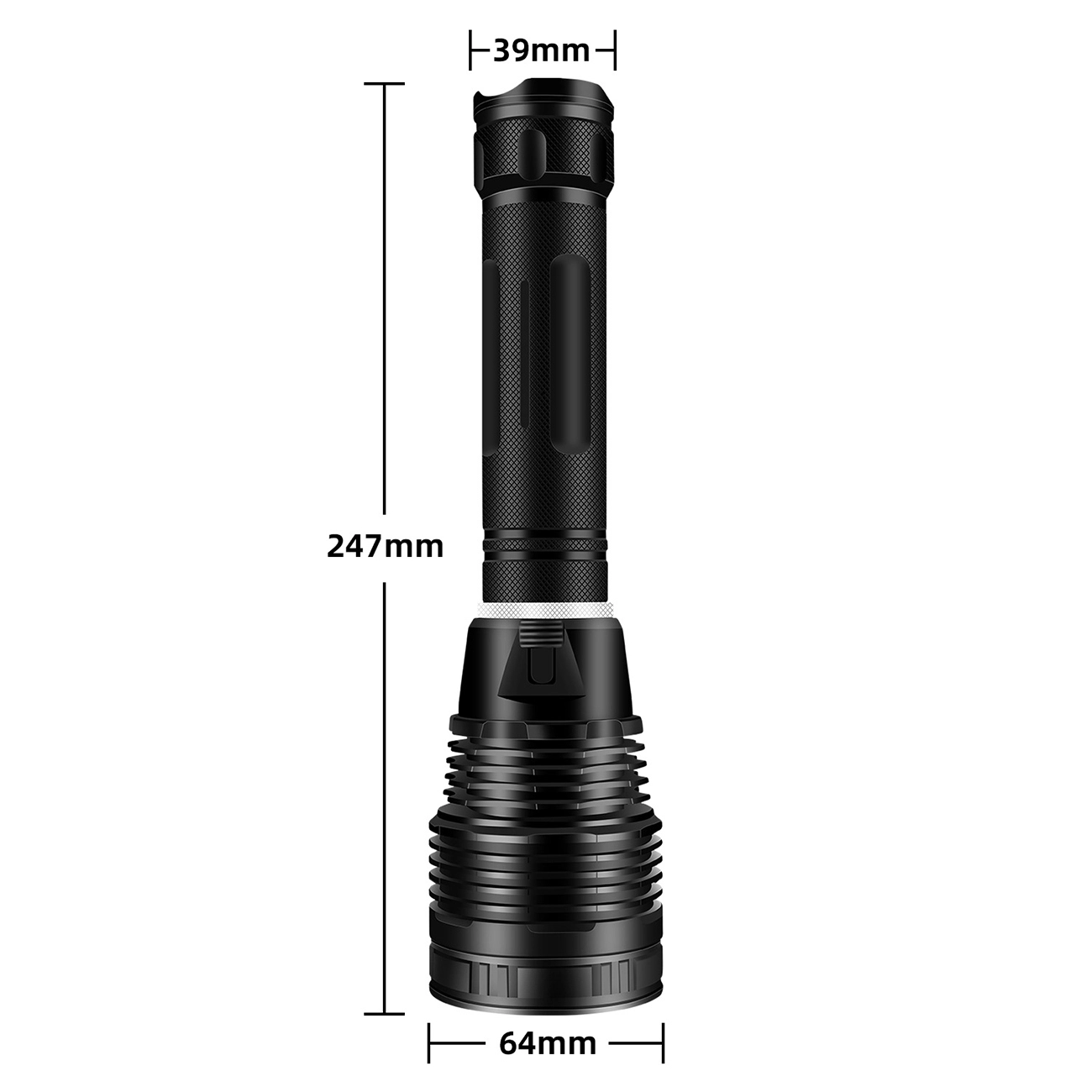 ''Shadowlasers "DV18 30W White, Yellow Light Diving Flashlight P70.2 LED