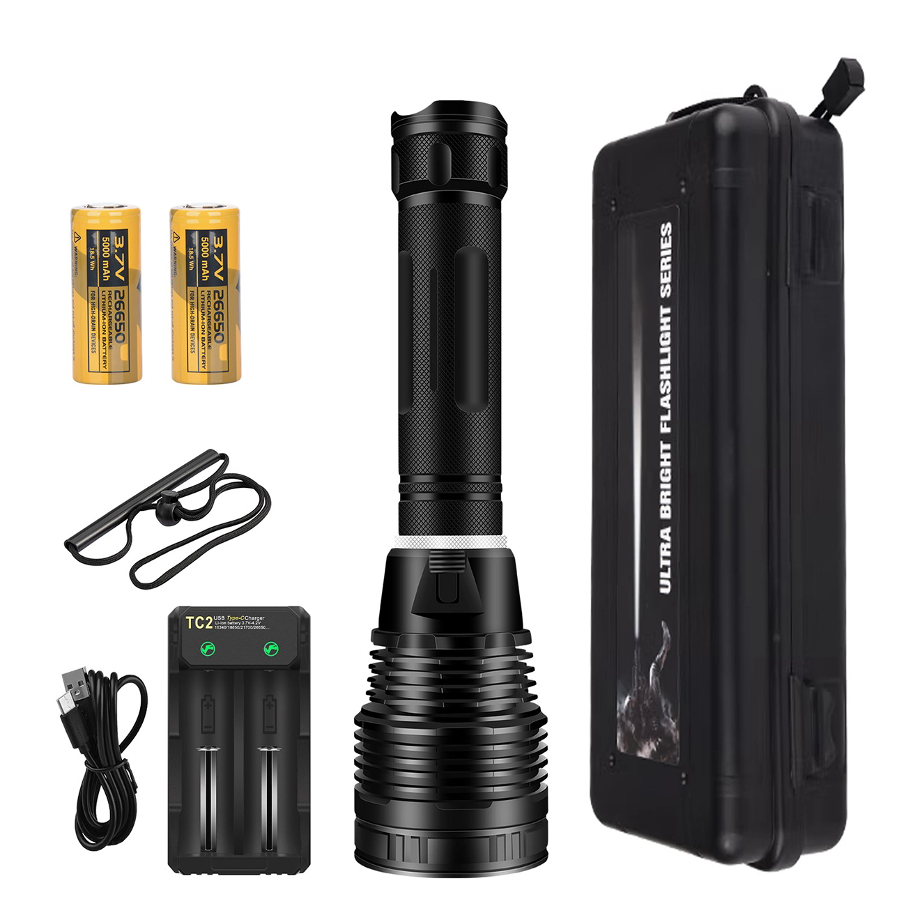 ''Shadowlasers "DV18 30W White, Yellow Light Diving Flashlight P70.2 LED