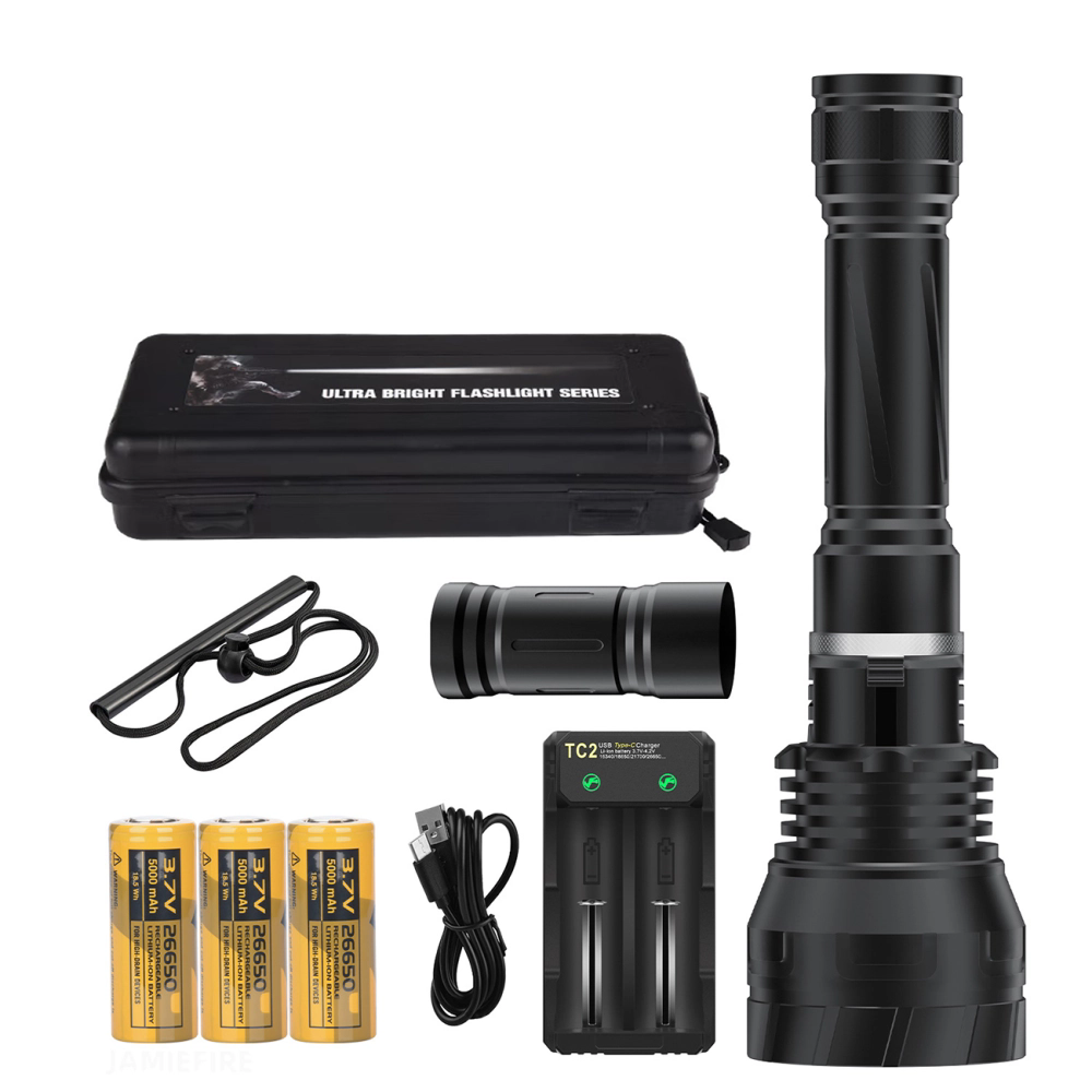 ''Shadowlasers "DV20 70W White, Yellow Light Diving Flashlight 3x P70.2 LED