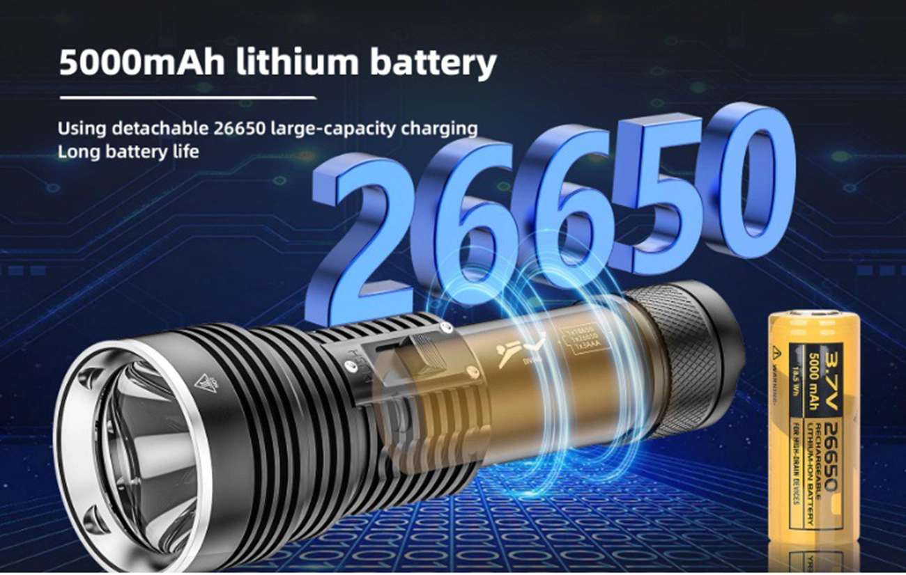 ''Shadowlasers "DV66 40W White Laser Diving Flashlight BT90 LED 4 Light Modes