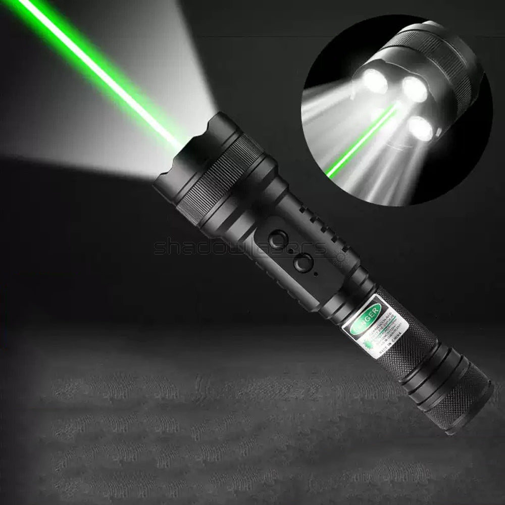 ''Shadowlasers "H4 Blue/Green Laser Pointer Flashlight
