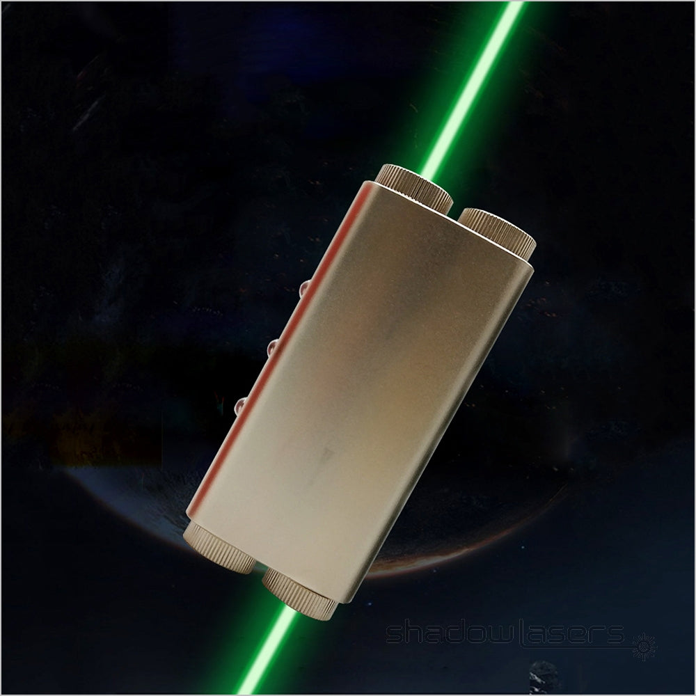 ''Shadowlasers "Q7 520/450nm Handheld Double Headed Green/Blue Laser Sword