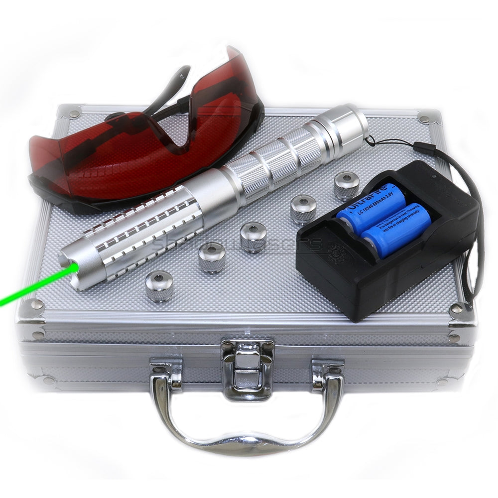 ''Shadowlasers "Q9 450nm/520nm Blue/Green Laser Pointer Burning