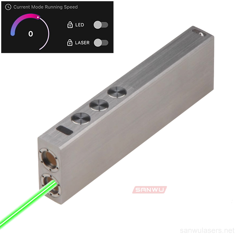 Sanwu Lasers Omen 520nm Green Laser Pointer 150mW, 300mW & APP Bluetooth Function