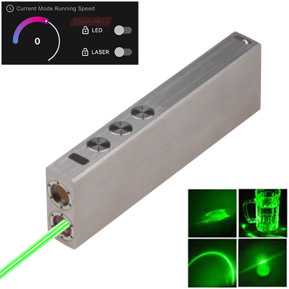 Sanwu Lasers Omen 520nm Green Laser Pointer 150mW, 300mW & APP Bluetooth Function