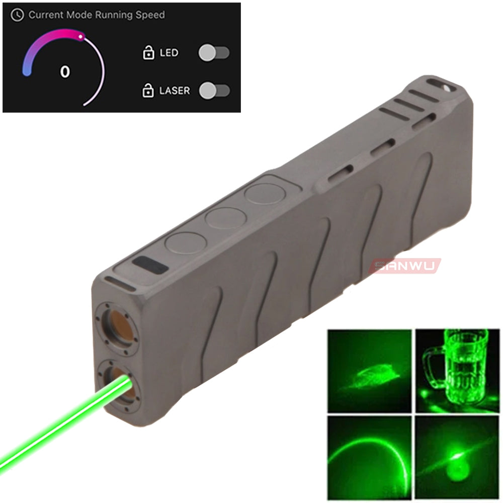 Sanwu Lasers Omen 520nm Green Laser Pointer 150mW, 300mW & APP Bluetooth Function
