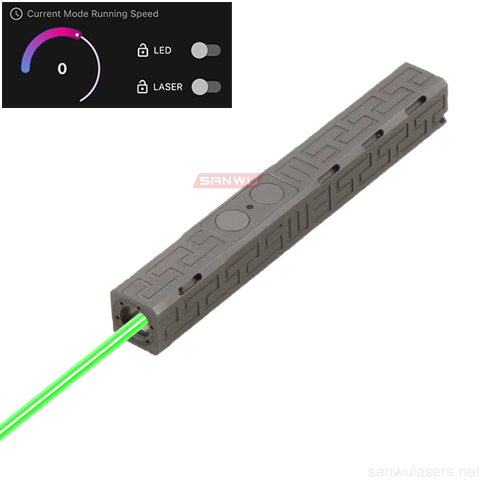 Sanwu Lasers Mini Pocket Pro 520nm Green Laser Pointer 500mW & APP Bluetooth Function